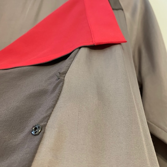 BCBG MaxAzria RUNWAY Gray & Pink Shift Dress Sz S - Picture 7 of 13